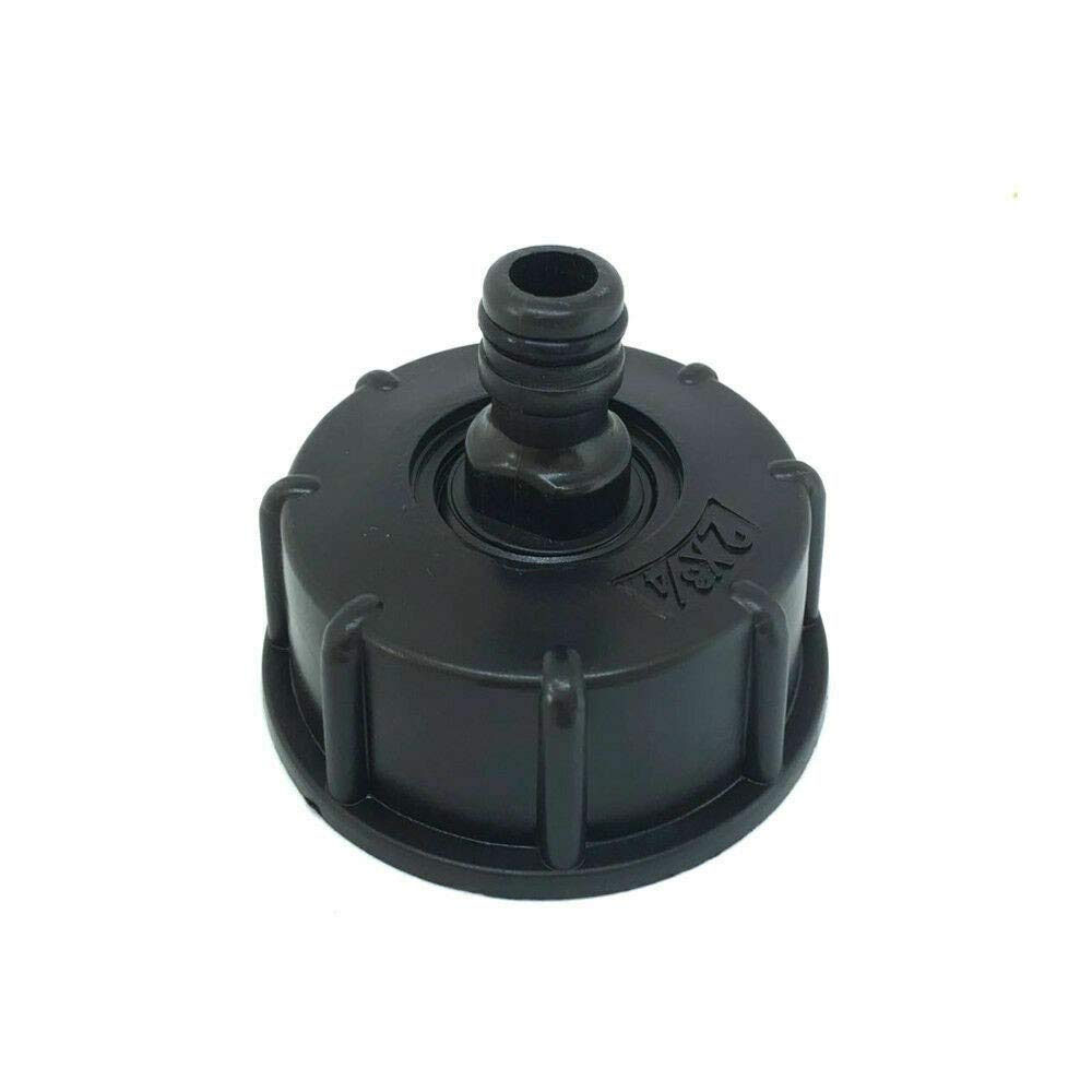 IBC Tank Adapter 3/4" S60x6 Coarse Threaded Cap Garden Hose Connector Water Hose Pipe