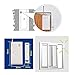 iZtouch -8 Packs - Universal 433MHz GSM Wireless Magnetic Contact Sensor Window Door Entry Detector For Home Office Security Alarm System, Accessories for Wireless 433MHz IP Camera