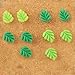 Joyci 10PCS 2 Color Green Leaves Map/Board Push Pins-9MM