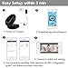 DMZOK 720P WiFi Camera, Pet Camera Monitor, Baby Camera Monitor, Built-in Microphone, One- Way Audio, Day Vision Only, Easy Setup, Remote Monitoring on Mobile App