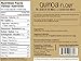 Kapok Naturals - Organic Quinoa Flour - Peruvian Stone Ground, Non-Gmo, Gluten Free Quinoa Flour - For Low Glycemic Diet and Alternative Flour Baking - Vegan, USDA Organic, Raw (12 oz, Pack of 1)