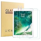 [2 Pack] iPad 9.7 2017/2018 Glass Screen Protector, HISSP High Definition Clear 9H Hardness Scratch Resistant Tempered Film iPad 5th/6th Generation, iPad Air 1, iPad Air 2, iPad Pro 9.7