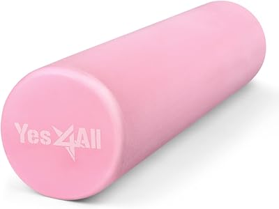 Yes4All Foam Roller Ultra Lightweight Medium Density EVA 30/45/60/90 cm