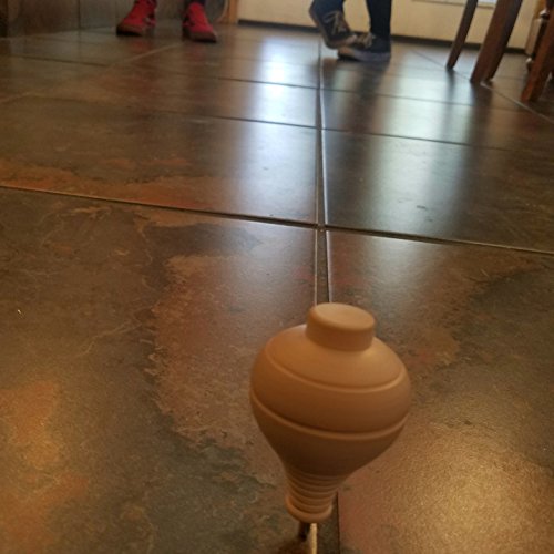 image for Adventure Awaits! - 3 PACK Hand-Carved Wooden TOPS with Strong Steel P