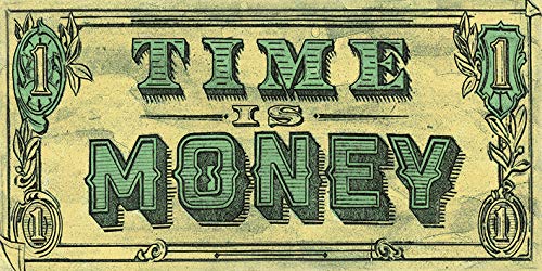 Barry Goodman, WDC91122, Barry Goodman - Time is Money 30 x 60cm Canvas Print, Multi-Color, 30 x 60cm