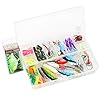 119-Piece-Fishing-Tackle-Kit-Starter-Bait-Set-Complete-with-Hooks-Worms-Lures-Leader-Line-More-Catch-Bass-Trout-Crappie-Salmon-Perfect-Fisherman-Gift-Bonus-Tackle-Box-Included