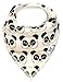 Bandana Bib 4 Pack - Cute Animals Unisex Bandana Bibs for Baby Boys and Girls - Baby Gift Set