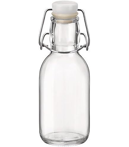 Giara Bottiglia Rocco Bormioli - Vetro Color Rosso Spray, Tappo In Plastica, Capacità 1L, Lavabile In Lavastoviglie - Foto 3