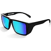 MAXJULI XXL Size Z87 Sunglasses with Side Shield for Big Wide Heads Men TR90 Ultralight UV400 Protection Glasses 8228S