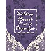 Independently Published Wedding Planner and Organizer: Vintage Purple Lace and Pearls 2021 8.5 x 11 inches 120 Custom Planning Pages