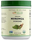 Best Naturals Certified Organic Moringa Powder 8.5 OZ (240 Gram), Non-GMO Project Verified & USDA Certified Organic