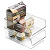 iDesign Fridge Organiser, Stackable Storage Container , Large BPA-free Clear Drawer Organizer for Kitchen, Fridge and…