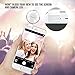 Selfie Ring Light, JANCHUN Rechargeable Selfie LED Camera Light with 7 Light Colors and 3 Levels of Brightness - Gold