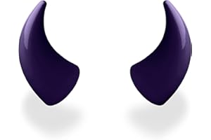 Helmet Flair MagNeatOhz Large Devil Horns for Helmet | Made in USA | Magnetic & Interchangeable Horns for Motorcycle, Bike & Ski Helmets - Pair