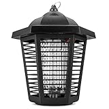 Sandalwood Electric Bug Zapper - Water Resistant Indoor and Outdoor Lantern with Â½ Acre Range for Flies, Gnats, Pests & Other Insects
