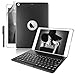 New iPad 9.7 Keyboard Case,Boriyuan Protective Folio Utra Slim Hard Shell Light Weight Stand Smart Cover with Backlit Bluetooth Keyboard and Auto Sleep/Wake for Apple iPad 9.7 2017 2018 Tablet