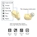 Bluetooth Earbud, GRDE Wireless Bluetooth Earpiece Mini Invisible Earphone Car Headphone with Mic and Magnetic USB Charger for iPhone 8 iPhone 7 Plus Samsung S8 Note8 Galaxy S9 Cell Phones (khaki)