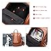 Women Backpack PU leather Purse Waterproof Anti-theft Rucksack Lightweight School Shoulder Bag