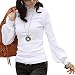LATH.PIN Womens Long Sleeve Turtleneck Blouse Girls Tunic T-Shirt S/M/L