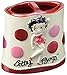 Popular Bath Toothbrush Holder, Hello Betty Collection, Pink/Black