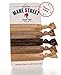 Mane Street Hair Ties (Neutral) - Made From The Best Fold Over Elastic Material On The Market - No Tug Knotted Elastic Ribbon - Prevents Ponytail Holder Headache - Best Seller
