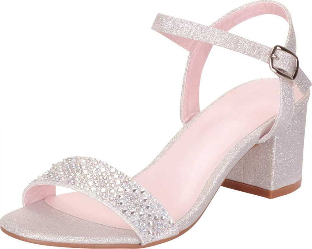 Cambridge Select Women's Crystal Rhinestone Chunky Block