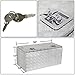 Auto Dynasty 30 x 18 x 16 Inches Aluminum Pickup Truck Bed Trailer Key Lock Storage Tool Box