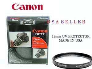 Amazon.com : Canon 72MM UV Protector Filter : Camera Lens