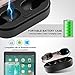 Wireless Earbuds, Bluetooth Headphones Earbuds Auto Pairing Bluetooth 5.0 Earphones 3D Stereo in-Ear Bluetooth Headset Built-in Mic with Wireless Charging Case Running Sport Mini Earbuds (Black)thumb 4