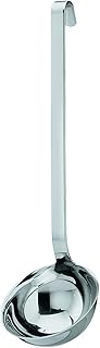 RÖSLE Haken Schöpflöffel, Hochwertige Schöpfkelle mit Hakengriff, Edelstahl 18/10, 10 cm, Spülmaschinengeeignet