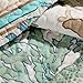 Barefoot Bungalow Atlantis Coastal Quilt Set, 3-Piece King/Cal King, Jade