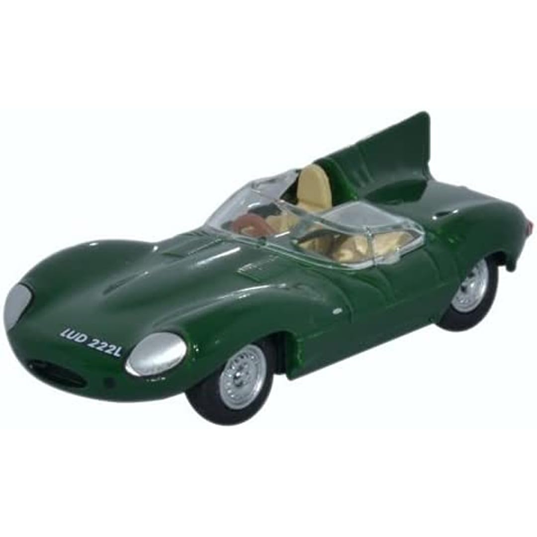 Oxford Diecast 1:76 Jaguar D Type Green Collectable model 76DTYP004