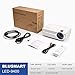 Blusmart LED-9400 Video Projector, 2018 Upgraded +70% Brightness Portable Mini Projector with Full HD 1080P for Home Theater, -50% Noise, Compatible with Fire TV Stick HDMI/USB/SD Card/XBOX