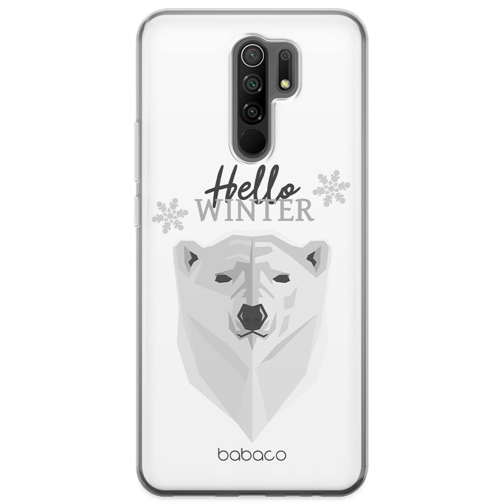 Babaco ERT GROUP mobile phone case for Xiaomi REDMI 9 original and officially Licensed pattern Winter 003 optimally adapted to the shape of the mobile phone, case made of TPU