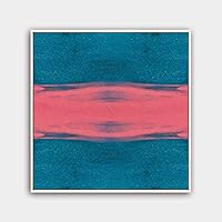 Framed Canvas Wall Art Abstract Canvas Prints Home Artwork Decoration for Living Room,Bedroom - 16x16 inches