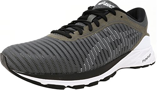 Asics Mens DynaFlyte 2 Running Shoe 2 Carbon/White/Black Size 9