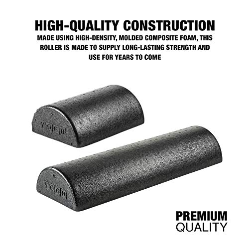 YOGU Half-Round Foam Roller High-Density (18 Inch) - Thumbnail 2