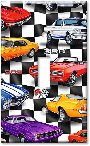 Art Plates Muscle Cars Switch Plate Single Toggle
