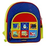 Crocodile Creek Kids Eco Vehicle School Backpack, Blue, 14