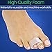 VIVEsole Hammer Toe Straightener (4 Pack) - Broken Toe Corrector Wrap, Compression Cushion for Women, Men, Seniors, Reusable and Soft Splint, Overlapping Pain Relief Separator Bandage