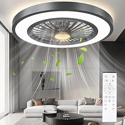 22'' Ceiling Fans with Lights and Remote, DC Motor