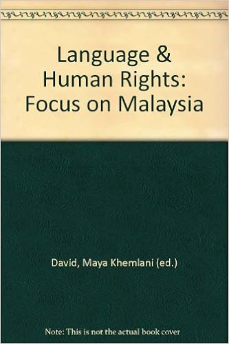 Language Human Rights Focus On Malaysia David Maya Khemlani Ed 9789833455959 Amazon Com Books