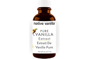 237 ml Pure Vanilla Extract - 100% Real Vanilla Extract - for Cooking, Drinks & Desserts - 100% Vegan, Sugar Free & Kosher - 