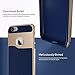 iPhone 6 / 6s Case, CellEver AeroPro Defense Series Slim Shock-Absorbing TPU Case (Navy Blue / Gold)