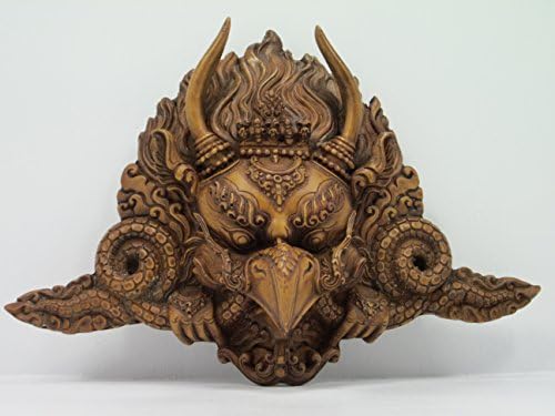 joliefran AKA Ngawang Lhamo Large &amp; Beautifully Detailed Resin Garuda Mask from Nepal