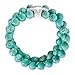 Silpada 'Devotion' Natural Howlite Beaded Stretch Bracelet in Sterling Silver, 7