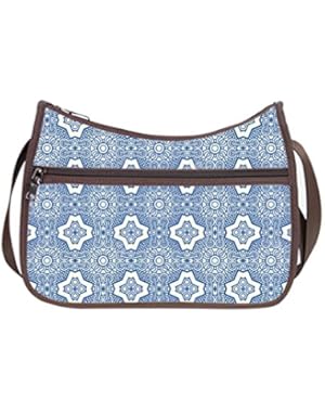 JIUDUIDODO Oxford Fabric Custom Cool Aztecs Cross Body Handbags Casual Bags (Twin Sides)