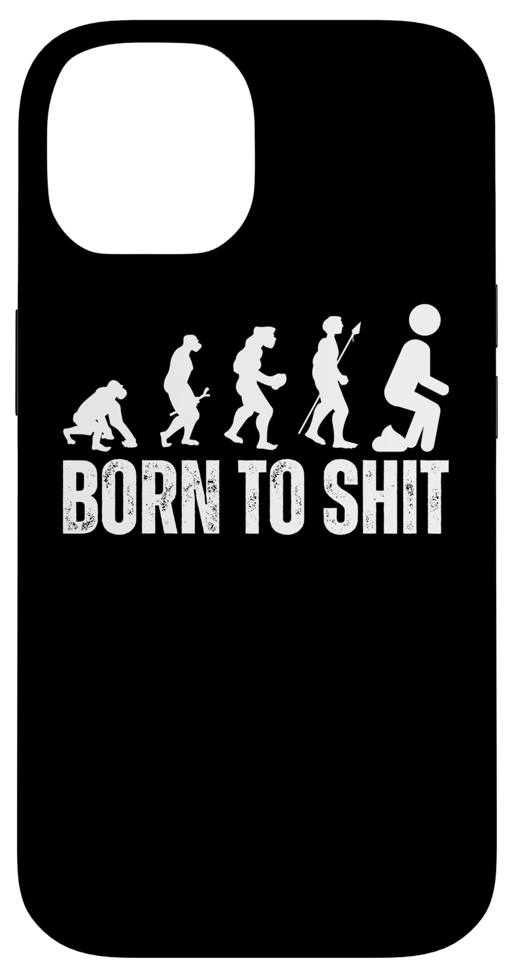 Born To Shit Forced To Wipe - Born 2 Shit Forced 2 Wipe Case for iPhone 14