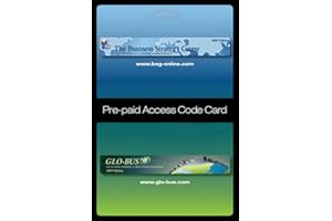 Business Strategy Game (BSG) Glo-Bus Pre-paid Access Code Card