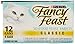 Fancy Feast Classic Seafood Feast Variety Pack 3 flavor ( Cod, Sole and Shrimp, Savory Salmon, Ocean Whitefish & Tuna Feast) 3ounce - Cans In A Box (Pack of 12)